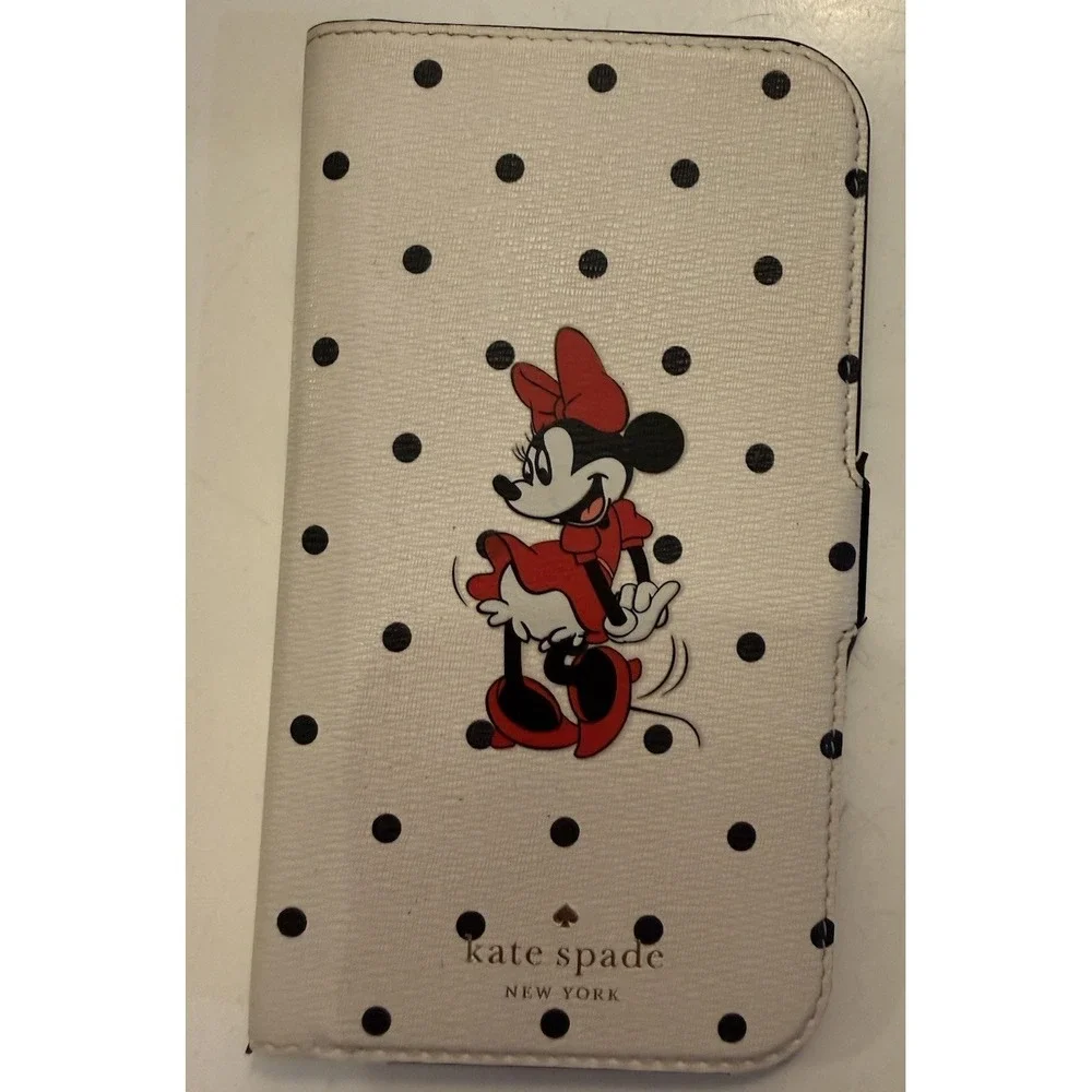 Kate Spade Dots Case with‎ Minnie Mouse Magnetic Folio Iphone 13 Pro Case